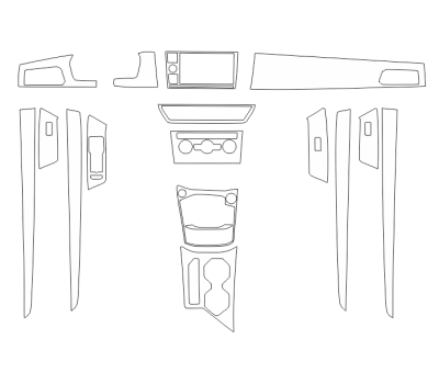 Комплект викрійок для салону VOLKSWAGEN LAVIDA 2018