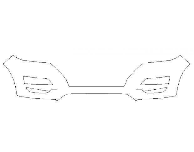 Hyundai Tucson 2018 Позашляховик Передній бампер Hexis