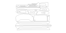 Комплект викрійок для салону HONDA CR-V 2017  /assets/images/items/5382/0108149001672076485.png