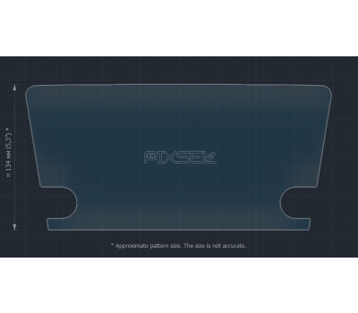 Захисне скло Pixsel на монітор SKODA OCTAVIA - 12.2“ 2017 - 2020 (гібридне мат)