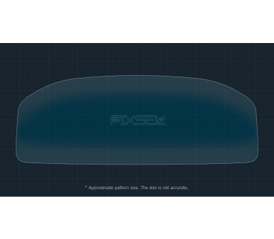 Защитное стекло Pixsel на приборную панель SERES SF5 - 12“ 2019 - (гибридное мат)