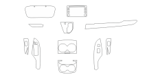 Комплект викрійок для салону TOYOTA SIENNA 2018  /assets/images/items/5514/0864507001656687294.png