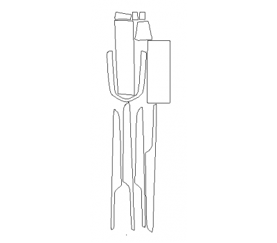 Комплект викрійок для салону PORSCHE MACAN 2018