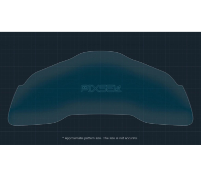 Захисне скло Pixsel на панель приладів FERRARI PUROSANGUE 11.9“ 2023 - (гібридне глянець)