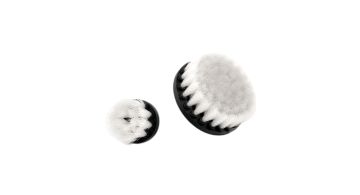 Soft Leather & Fabric Drill Brush Set - Щітки-насадки на дриль м'які для чищення текстилю, набір