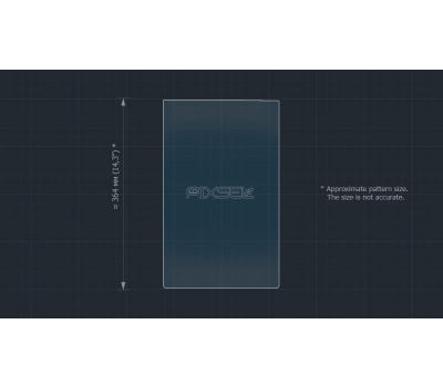 Защитное стекло Pixsel на монитор TESLA MODEL S - 16.8“ 2016 - (гибридное мат)