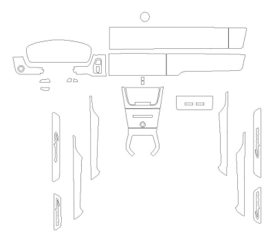 Викрійка для салону PORSCHE CAYENNE 2024