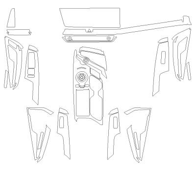 Викрійка для салону KIA EV6 2024 -