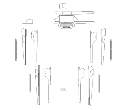 Викрійка для салону VOLKSWAGEN ID6 CROZZ 2023 -
