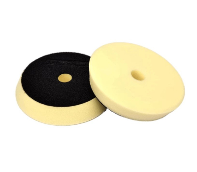 MaxShine High Pro Foam Pad Yellow - М'яке полірувальне коло з поролону Ø130/155 mm