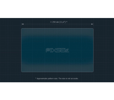 Захисне скло Pixsel на монітор BYD DOLPHIN 13.5“ 2025 - (гібридне мат)