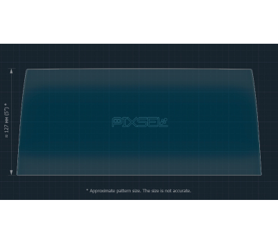 Защитное стекло Pixsel на монитор HYUNDAI ENCINO EV - 12.4“ 2019 - (гибридное глянец)