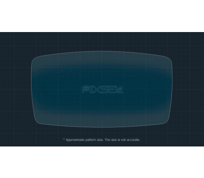 Захисне скло Pixsel на спідометр мотоцикла LIVEWIRE 2022 ONE 7.5“ (гібридне мат)