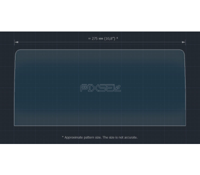 Защитное стекло Pixsel на монитор JAC JS3 - 11.9“ 2021 - (гибридное мат)