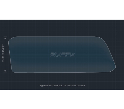 Захисне скло Pixsel на монітор MAZDA CX-30 - 13“ 2018 - 2023 (гібридне глянець)