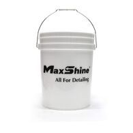 MaxShine Detailing Bucket - Ведро для мойки и полировки белое, без крышки, 20 L