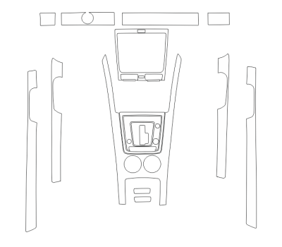 Комплект викрійок для салону VOLKSWAGEN PHAETON 2009-2015