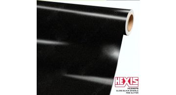 Hexis HX20NEPB Skintac Black Glitter Gloss 1.524 m
