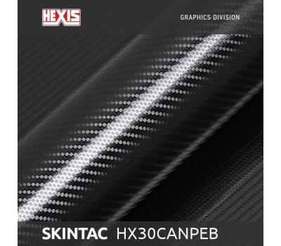 Hexis HX30CANPEB Skintac Black Oil Carbon Gloss 1.524 m  