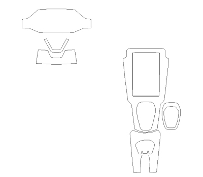 Комплект викрійок для салону LAMBORGHINI HURACAN 2024 -