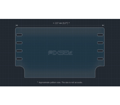 Защитное стекло Pixsel на монитор TOYOTA RAV4 - 10.3“ 2019 - 2021 (гибридное мат)