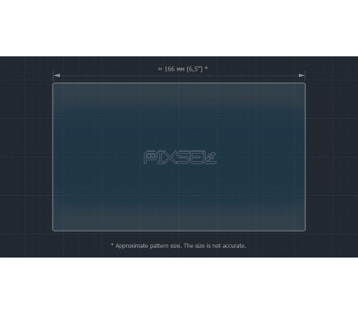 Защитное стекло Pixsel на монитор LAND ROVER RANGE ROVER EVOQUE - 7.6“ 2011 - 2015 (гибридное мат)