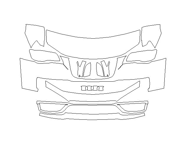 Chrysler 300 Sport 2017 Седан Стандартний набір частково LLumar