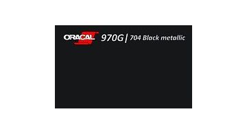 Oracal 970 Black Metallic 704 1.524 m