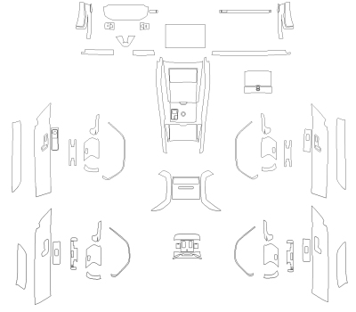 Викрійка для салону LAND ROVER RANGE ROVER SPORT 2024