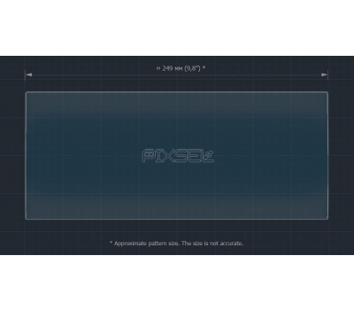 Защитное стекло Pixsel для климат-контроля LAND ROVER RANGE ROVER EVOQUE - 10.6“ 2019 - 2023 (гибридное глянец)