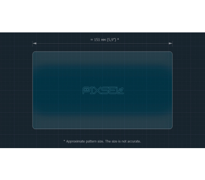 Захисне скло Pixsel на монітор MAXUS EDELIVER 3 - 6.8“ 2020 - (гібридне мат)