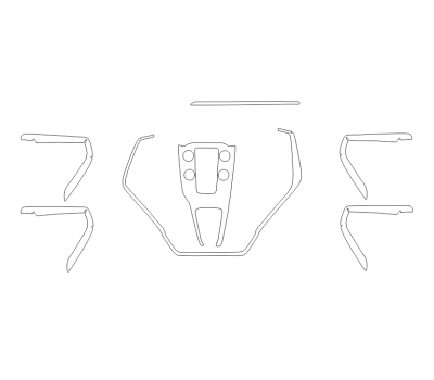 Комплект викрійок для салону VOLVO V40 2013