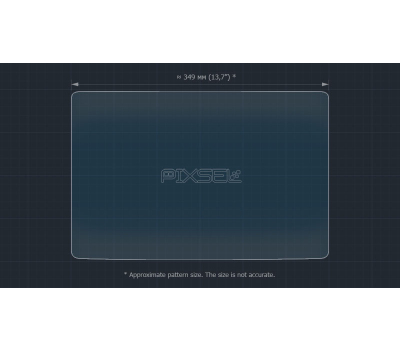 Защитное стекло Pixsel на монитор TESLA MODEL 3 - 16.4“ 2017 - 2022 (гибридное мат)