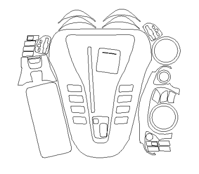 Комплект викрійок для салону MERCEDES-BENZ AMG GT COUPE 2020