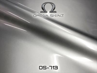 Omega Skinz OS-713 Heavenly Wonder - Срібляста металік глянцева плівка 1.524 m