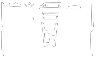 Викрійка для салону BMW X3 2014