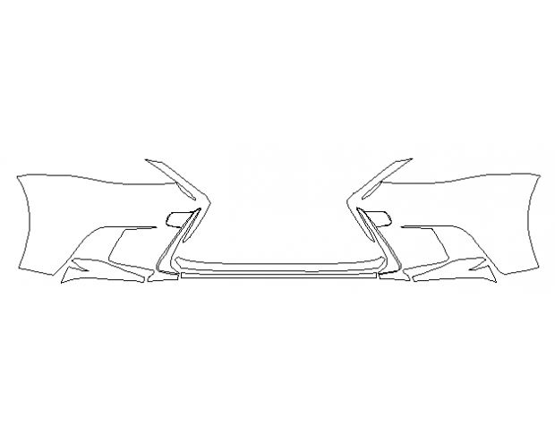Lexus CT F Sport 2014 Хетчбек Передний бампер LLumar Platinum