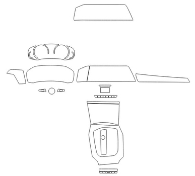 Викрійка для салону BMW 3 2019