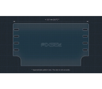 Защитное стекло Pixsel на монитор TOYOTA YARIS GR 10.3“ 2020 - 2024 (гибридное глянец)