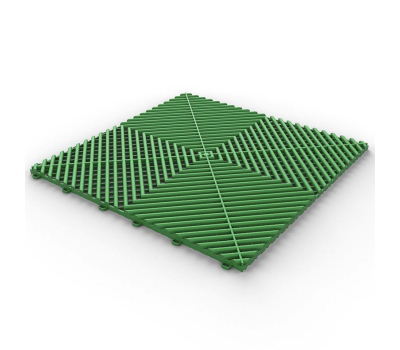 Floor Tile Vented Water Green - Зелена решітка модульної підлоги