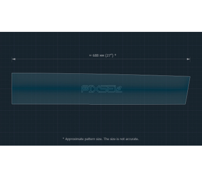 Защитное стекло Pixsel на монитор PORSCHE PANAMERA - 27.4“ 2024 - (гибридное глянец)