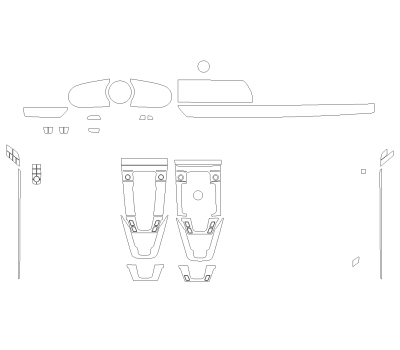 Викрійка для салону PORSCHE 911 2024 -