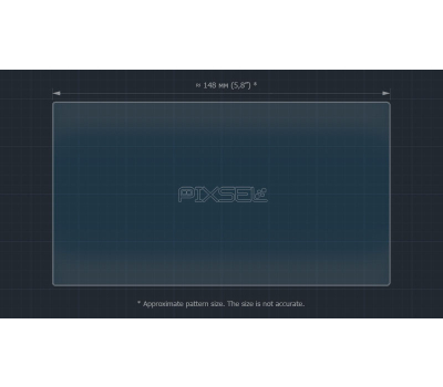 Защитное стекло Pixsel на монитор TOYOTA TUNDRA - 6.6“ 2013 - 2021 (гибридное глянец)
