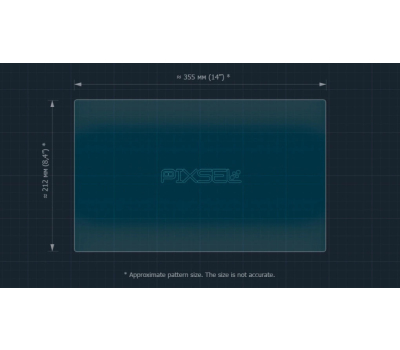 Захисне скло Pixsel на монітор BYD SUMMER DM-I (XIA) 16.2“ 2025 - (гібридне глянець)