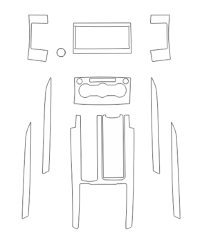 Комплект викрійок для салону LAND ROVER DISCOVERY / LR 5 2017