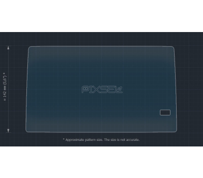 Защитное стекло Pixsel на монитор RENAULT ARKANA - 11.3“ 2019 - 2023 (гибридное глянец)