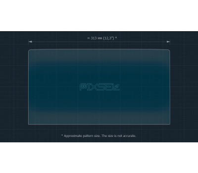 Захисне скло Pixsel на монітор SKODA ENYIAQ IV - 14“ 2022 - (гібридне мат)