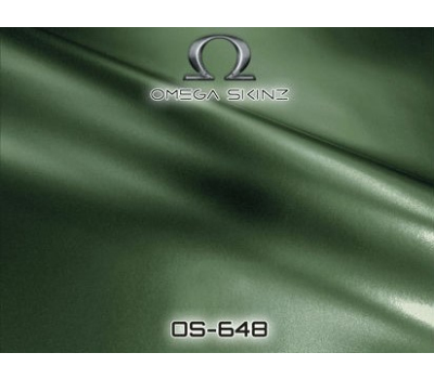Omega Skinz OS-648 Goblins Kiss - Темно-зеленая матовая металлик пленка 1.524 m