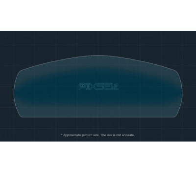 Защитное стекло Pixsel на приборную панель MAZDA CX-80 12.1“ 2024 - (гибридное глянец)