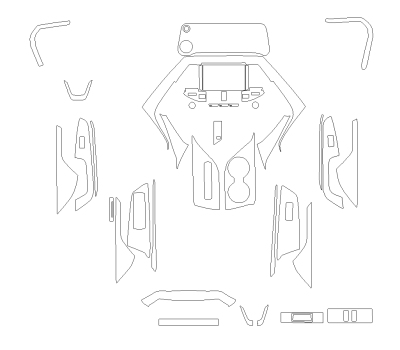 Викрійка для салону LEXUS LX 2023 -